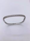 Wholesale Metal Fashion Geometric Hollow Starshaped Electroplated Diamond Bracelet For Women