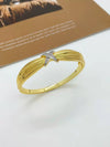 Wholesale Metal Fashion Retro Wide Face Ring Bracelet With Cross Line And Electroplating Treatment