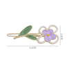 Wholesale Metal Flower Hairpin For Women With Electroplating Treatment
