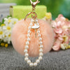 Wholesale Metal Flower Keychain Pendant For Female Plush And Cute Design