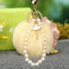 Wholesale Metal Flower Keychain Pendant For Female Plush And Cute Design