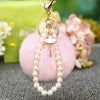 Wholesale Metal Flower Keychain Pendant For Female Plush And Cute Design