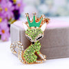 Wholesale Metal Fox Key Chain And Bag Pendant With Rhinestones Creative Design For Women