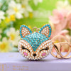Wholesale Metal Fox Key Chain And Bag Pendant With Rhinestones Creative Design For Women