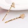 Wholesale Metal Frosted Star Moon Peach Heart Electroplated Women's Side Clip Bangs Clip