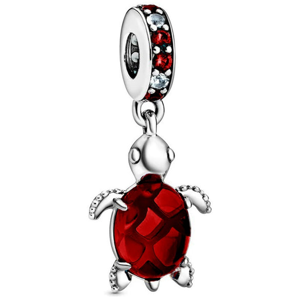 Wholesale Metal Fruit Pendant Beads With Totem Pattern For Diy Jewelry Accessories Electroplated
