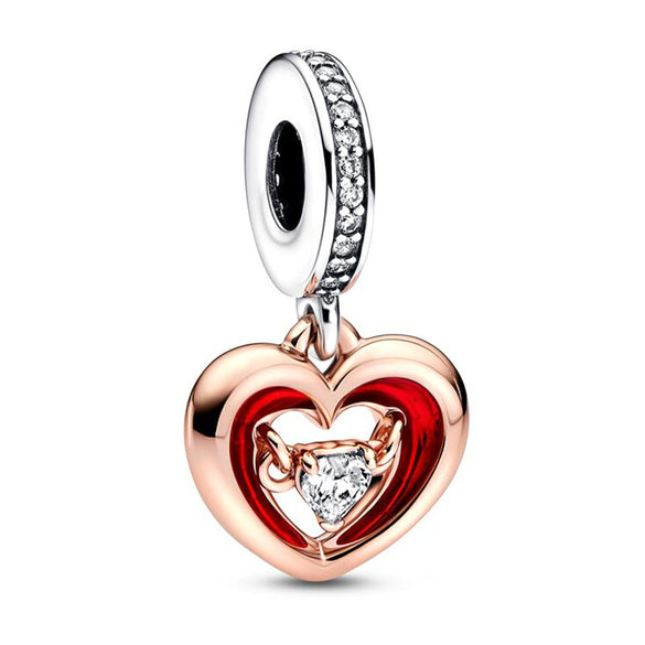 Wholesale Metal Fruit Pendant Beads With Totem Pattern For Diy Jewelry Accessories Electroplated