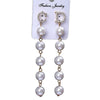 Wholesale Metal Geometric Earrings With Electroplating For Women