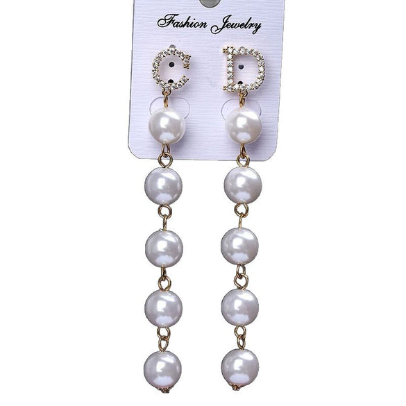 Wholesale Metal Geometric Earrings With Electroplating For Women