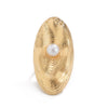 Wholesale Metal Geometric Electroplated Open Ring For Women