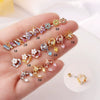 Wholesale Metal Geometric Electroplating Cartilage Ear Nail For Women