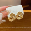 Wholesale Metal Geometric Exaggerated Stylish Electroplated Women's Earrings