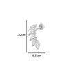 Wholesale Metal Geometric Flower Pendant Earrings With Electroplating For Women