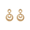 Wholesale Metal Geometric Hollow Circle Earrings For Women With Electroplating