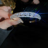 Wholesale Metal Geometric Inlaid Zircon Bracelet Light Luxury Jewelry