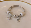 Wholesale Metal Geometric Inlaid Zircon Bracelet Light Luxury Jewelry