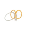 Wholesale Metal Geometric Irregular Hollow Joint Ring With Electroplating For Women Ins Style