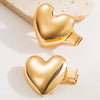 Wholesale Metal Geometric Love Flower Hairpin Duckbill Clip For Women