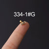 Wholesale Metal Geometric Natural Style Electroplated Stainless Steel Puncture Earrings