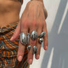 Wholesale Metal Geometric Open Ring With Electroplating For Women Ins Style
