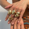 Wholesale Metal Geometric Open Ring With Electroplating For Women Ins Style