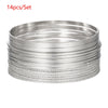 Wholesale Metal Geometric Open Stacked Bracelets Electroplated Unisex Retro Style