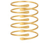 Wholesale Metal Geometric Open Stacked Bracelets Electroplated Unisex Retro Style