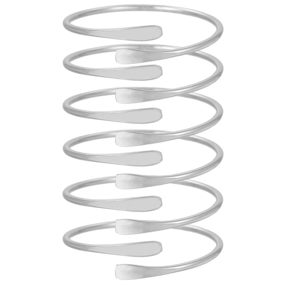 Wholesale Metal Geometric Open Stacked Bracelets Electroplated Unisex Retro Style