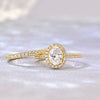 Wholesale Metal Geometric Oval Women's Highend Fashion Ring Copper Electroplated With Zirconia