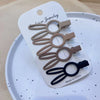 Wholesale Metal Geometric Painting Women's Candy Color Duckbill Hair Clip