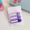 Wholesale Metal Geometric Painting Women's Candy Color Duckbill Hair Clip