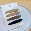 Wholesale Metal Geometric Painting Women's Candy Color Duckbill Hair Clip