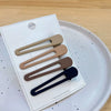 Wholesale Metal Geometric Painting Women's Candy Color Duckbill Hair Clip