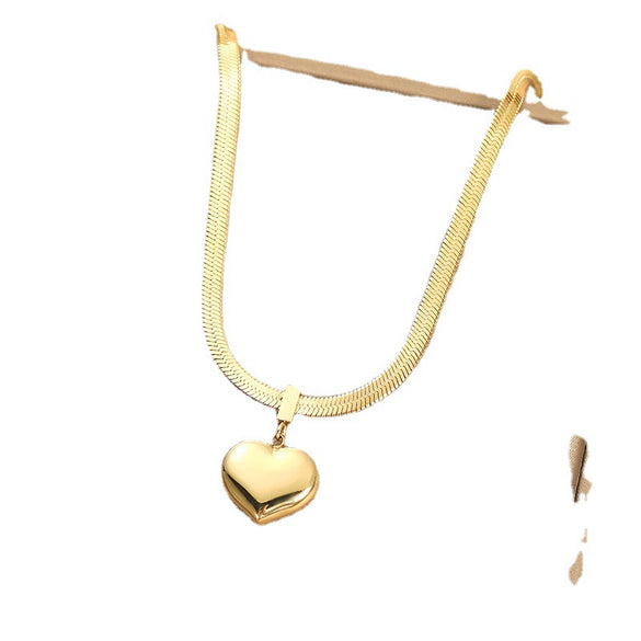 Wholesale Metal Geometric Pendant Necklace For Women With Stainless Steel Pendant And Electroplating Treatment
