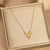Wholesale Metal Geometric Pendant Necklace For Women With Stainless Steel Pendant And Electroplating Treatment