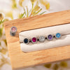 Wholesale Metal Geometric Round Cochlear Ear Bone Nail With Zircon Inlaid For Unisex Fashion Style Zirconia Processing