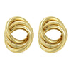 Wholesale Metal Geometric Stud Earrings For Women Electroplated Highend Style