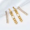Wholesale Metal Geometric Tassel Earrings For Women