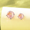 Wholesale Metal Geometric Zirconia Retro Style Earring