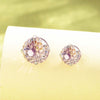 Wholesale Metal Geometric Zirconia Retro Style Earring