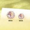 Wholesale Metal Geometric Zirconia Retro Style Earring