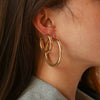 Wholesale Metal Gold Plated Alloy Earrings Set With Geometric Styling For Women