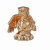 Wholesale Metal Gold Plated Hollow Heartshaped Diamond Beads With Totem Pattern String Decoration For Women