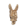 Wholesale Metal Gold Plated Hollow Heartshaped Diamond Beads With Totem Pattern String Decoration For Women