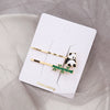 Wholesale Metal Hairpin With Cartoon Animals Design And Oil Plating For Women