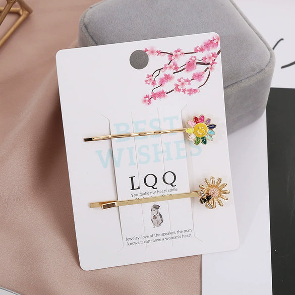 Wholesale Metal Hairpin With Cartoon Animals Design And Oil Plating For Women