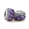 Wholesale Metal Handmade Diy Jewelry Accessories Colorful Rhinestone Balls With Totem Pattern And Electroplating Treatment