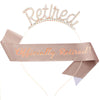 Wholesale Metal Headband Shoulder Strap Set Electroplated Unisex Simple Style Hair Accessories With Letters Numbers Text