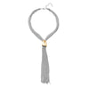 Wholesale Metal Heart Shape Punk Style Pendant Collar Necklace For Ladies With Electroplating