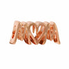 Wholesale Metal Heart Shaped Crystal Pendant With Totem Pattern Electroplated Bracelet Accessories